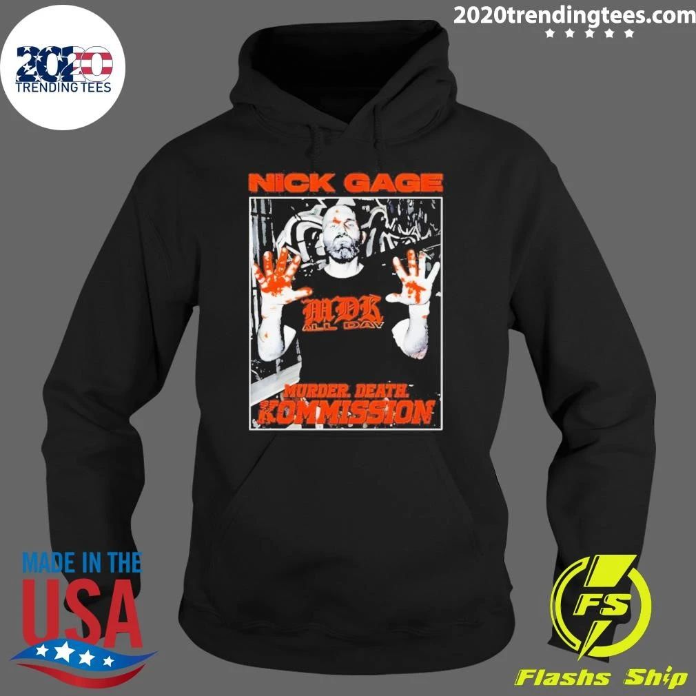 Nick Gage Mdk All Day Murder Death Kommission Vintage Shirt