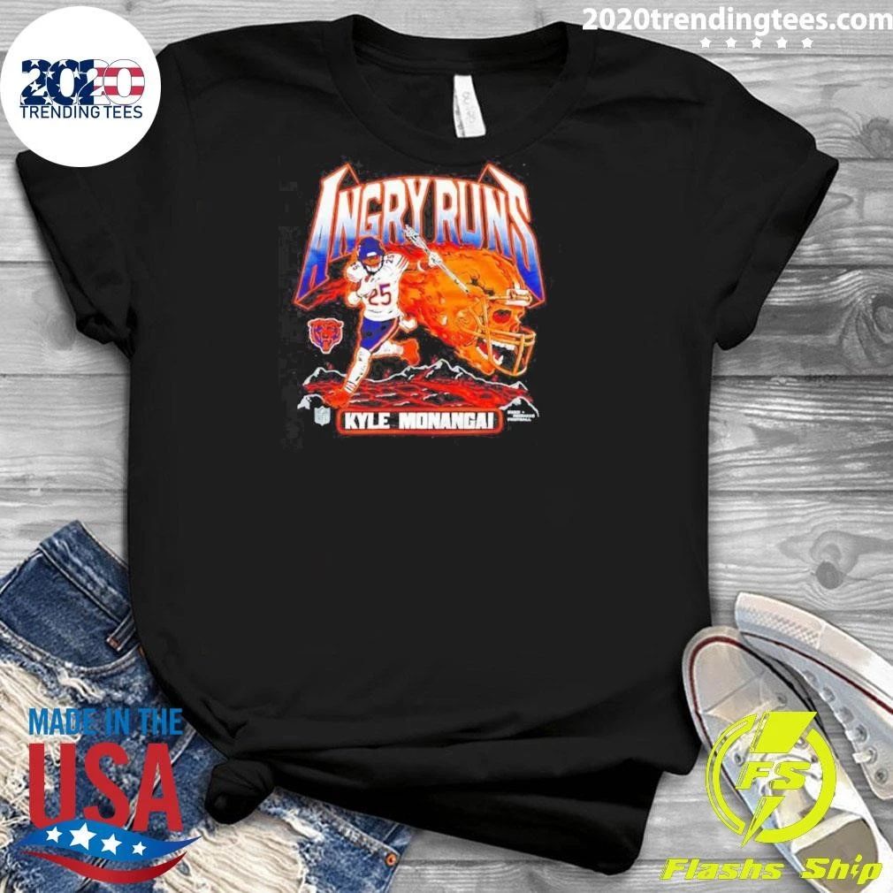 Angry Runs 25 Bears Kyle Monangai Shirt