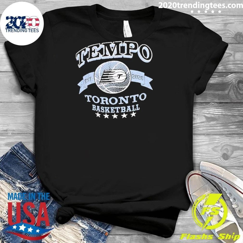 Tempo Est 2026 Toronto Basketball Shirt