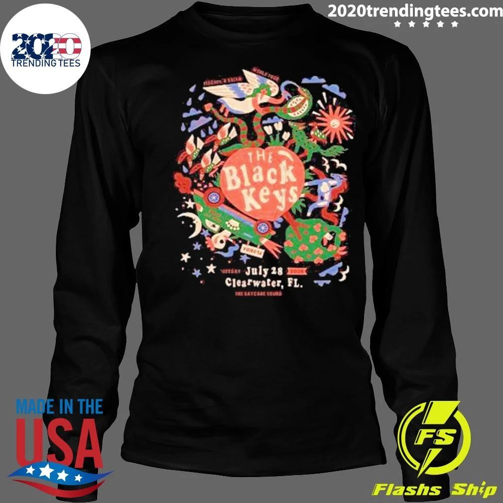 The Black Keys Clearwater FL At The BayCare Sound In Clearwater FL On July 28 2026 Shirt