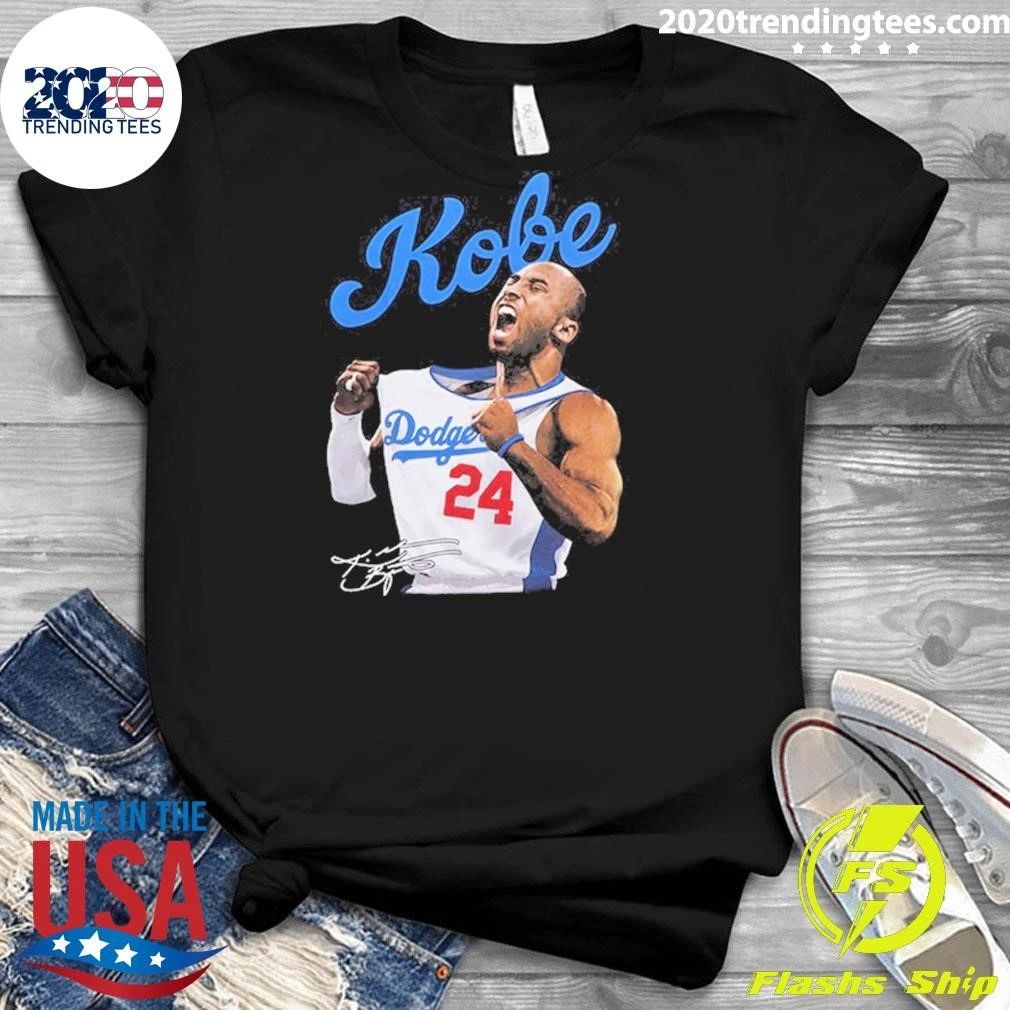 House Of Tees Kobe Bryant Dodgers Jersey 24 Signature Shirt