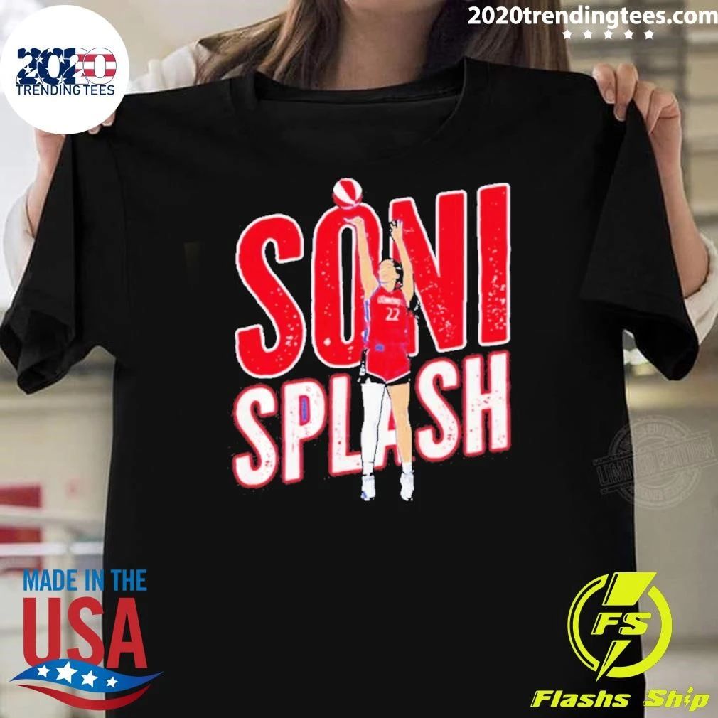 Sonia Citron Soni Splash Washington Basketball WNBA Shirt