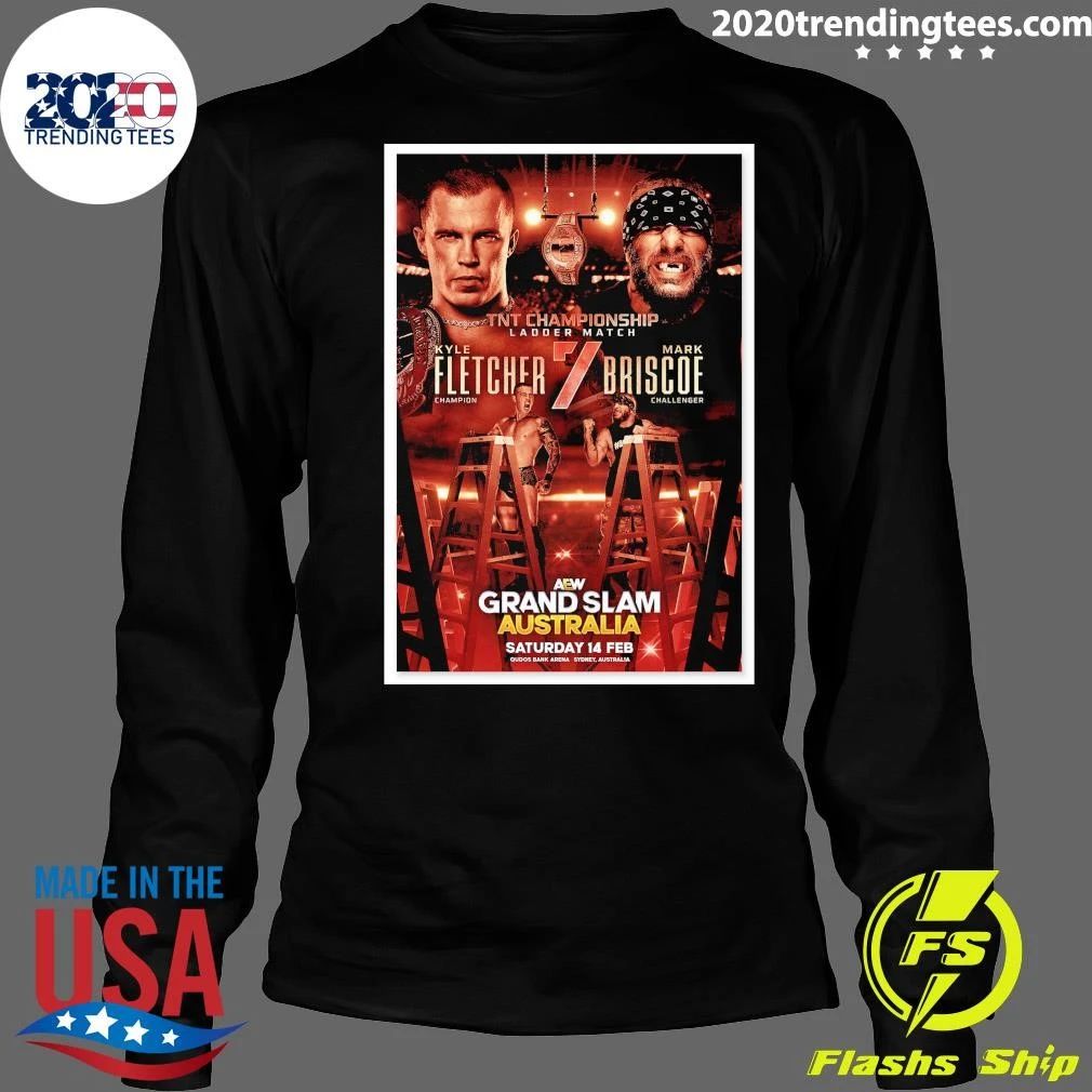 AEW Grand Slam Australia 2026 Kyle Fletcher vs Mark Briscoe Shirt