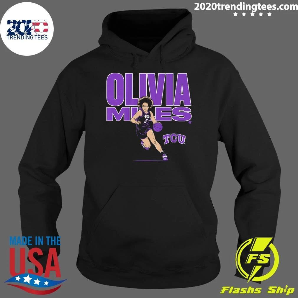 TCU Basketball Olivia Miles Name Pose Shirt