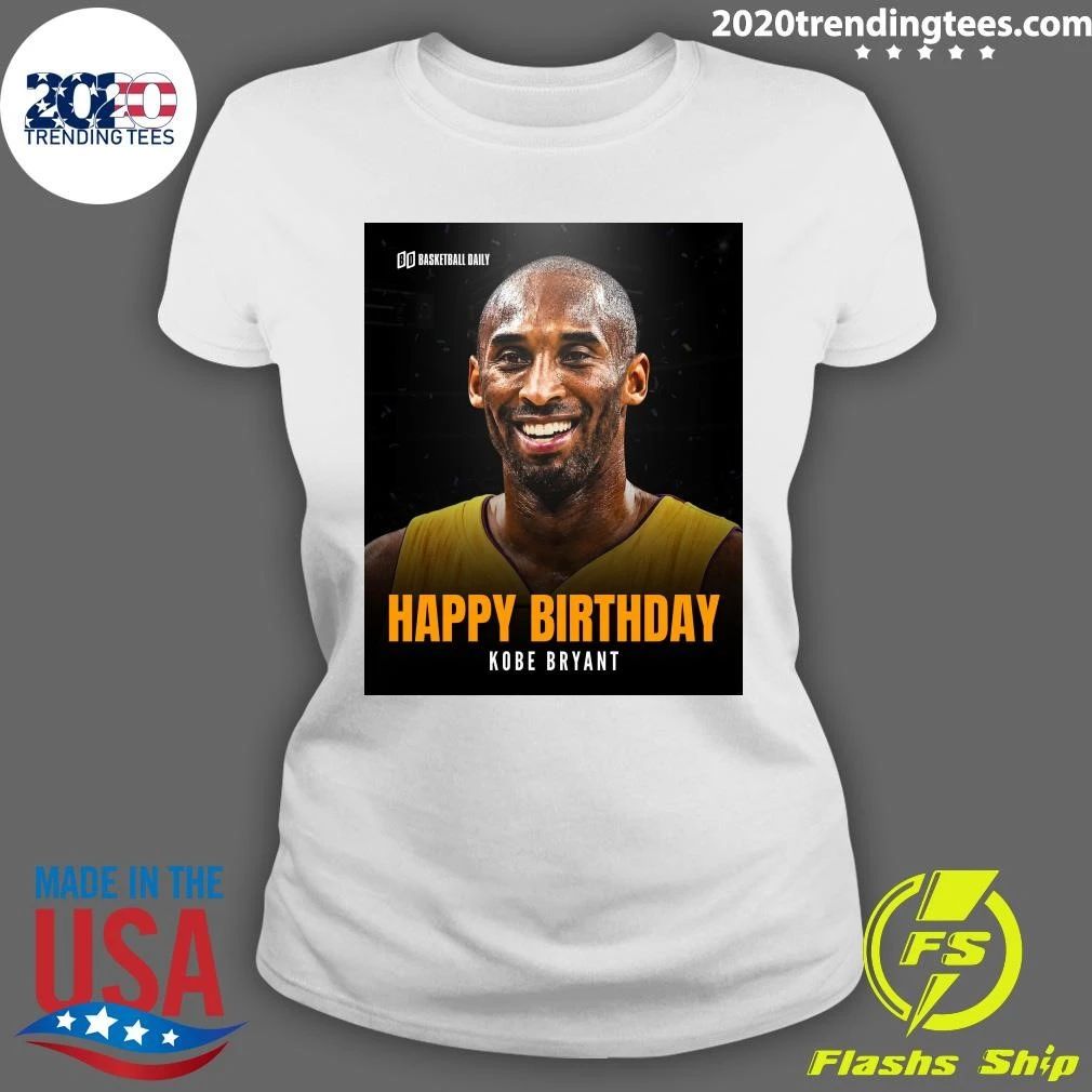 Happy 48th Birthday to Kobe Bryant Shirt