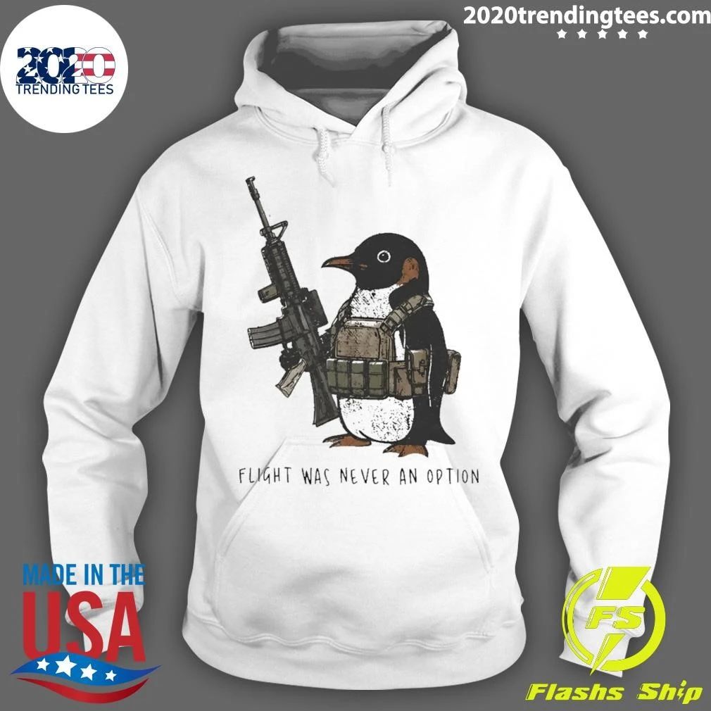 Military Penguin Knife Flight Was Never An Option Shirt