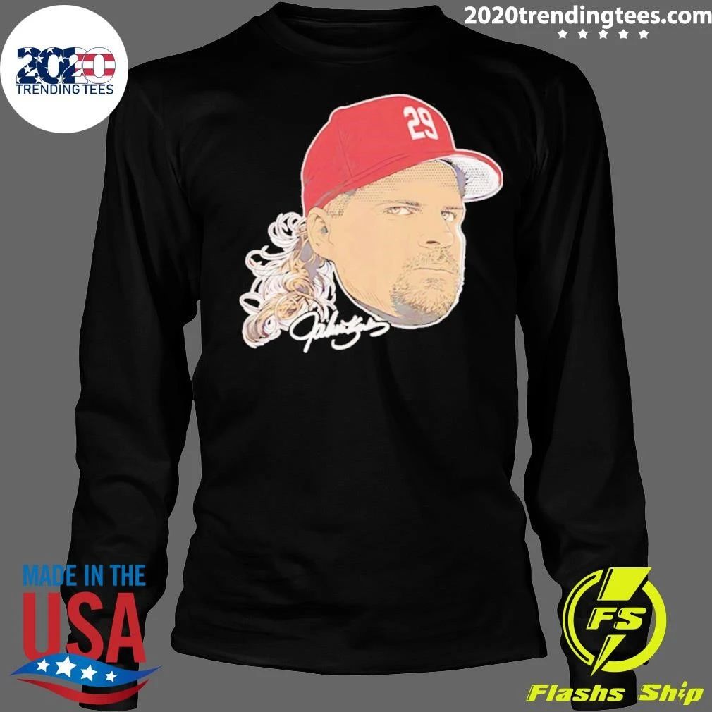John Kruk Philadelphia Phillies Baseball Swag Head Signature Shirt