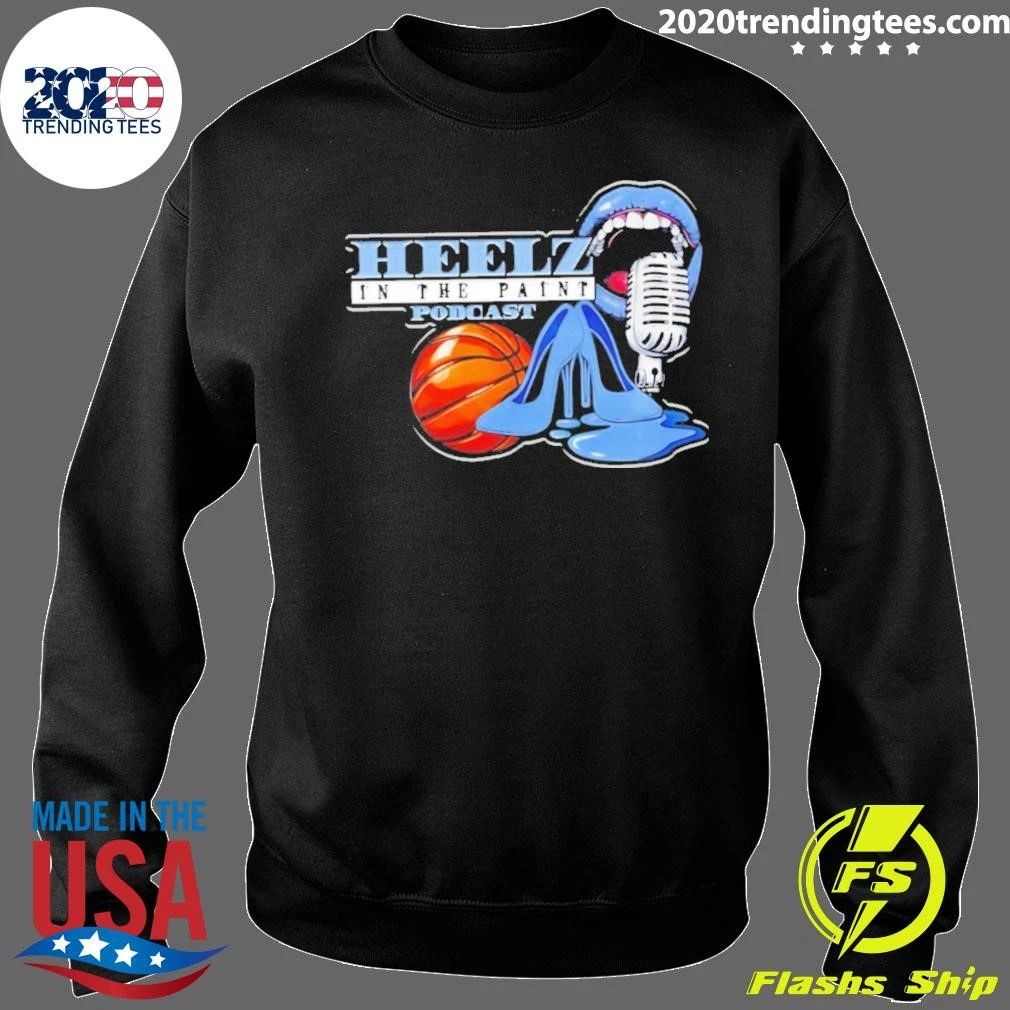 Heelz In The Paint Podcast Basketball Shirt
