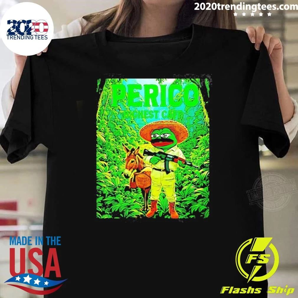 Perico Highest Caff Stocking Mill Coffee Shirt