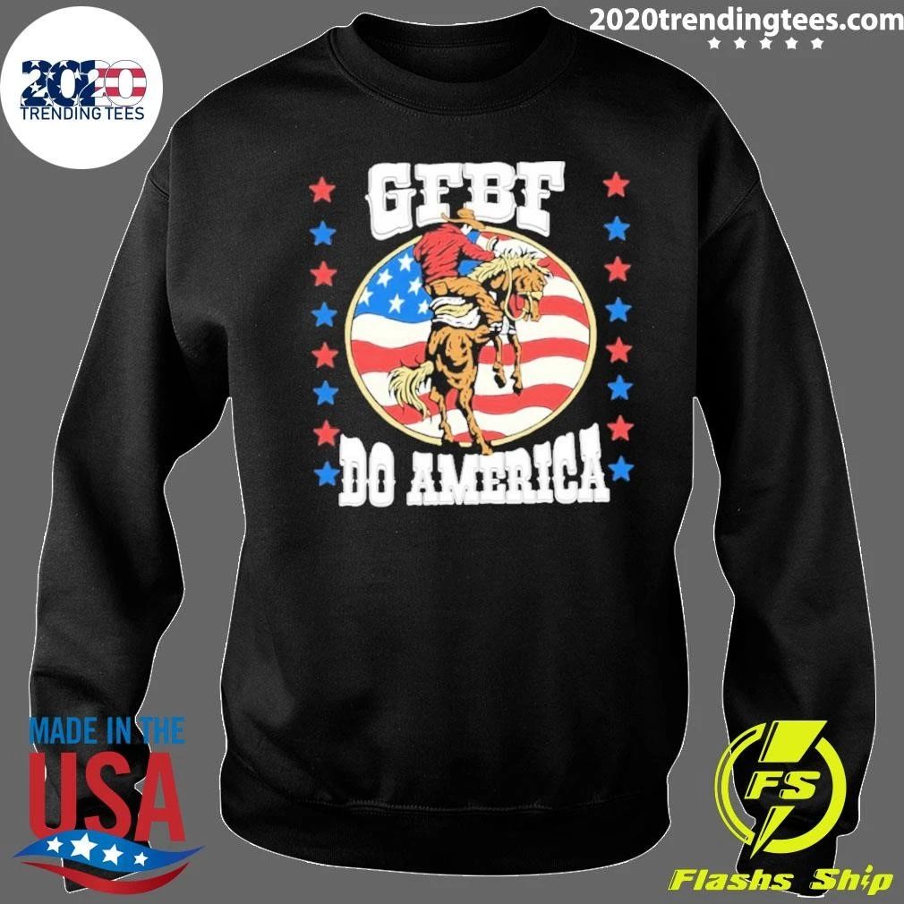 Gfbf Do America Cowboy Usa Flag Shirt