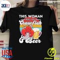 This Woman Runs on Crawfish and Beer Shirt
