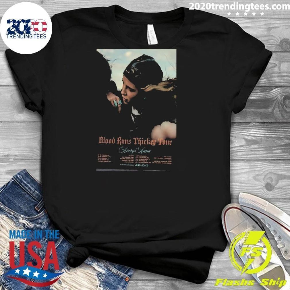 Avery Anna Blood Runs Thicker Tour 2026 Tour Dates Home Shirt