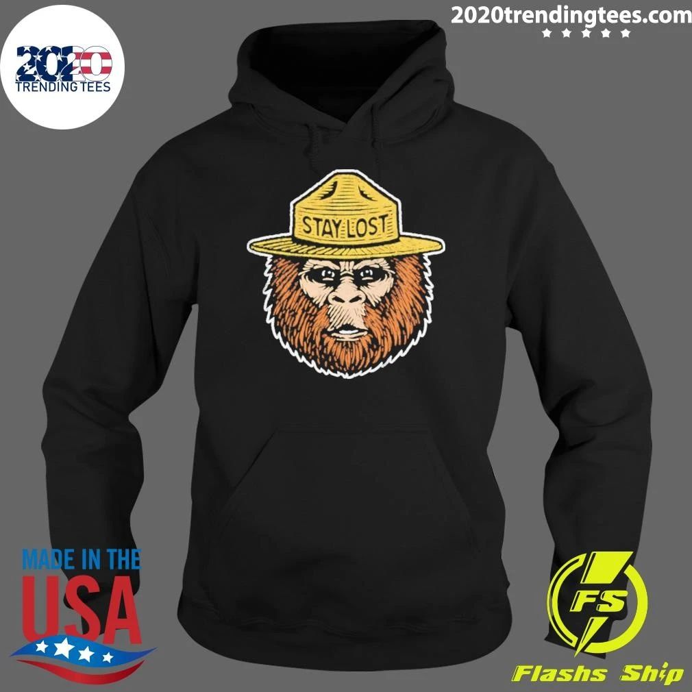 Smokey Bear Stay Lost Bigfoot Sasquatch Shirt
