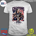 FIBA Women’s Basketball World Cup 2026 USA Flag Gold Trophy Team Champions Shirt