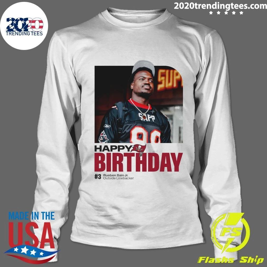 Happy Birthday Rueben Jr. Butside Baiebacker Shirt