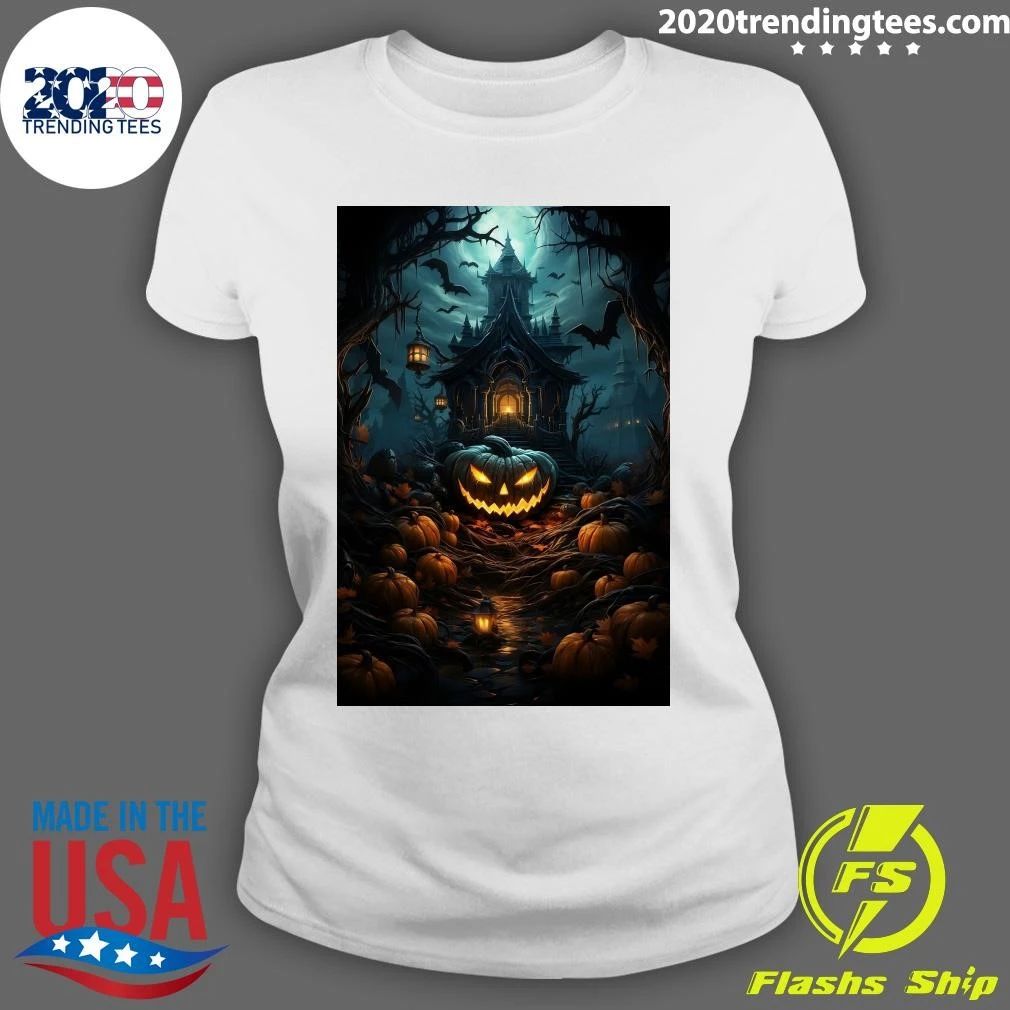 Haunted House Pumpkin Season Halloween Shirt