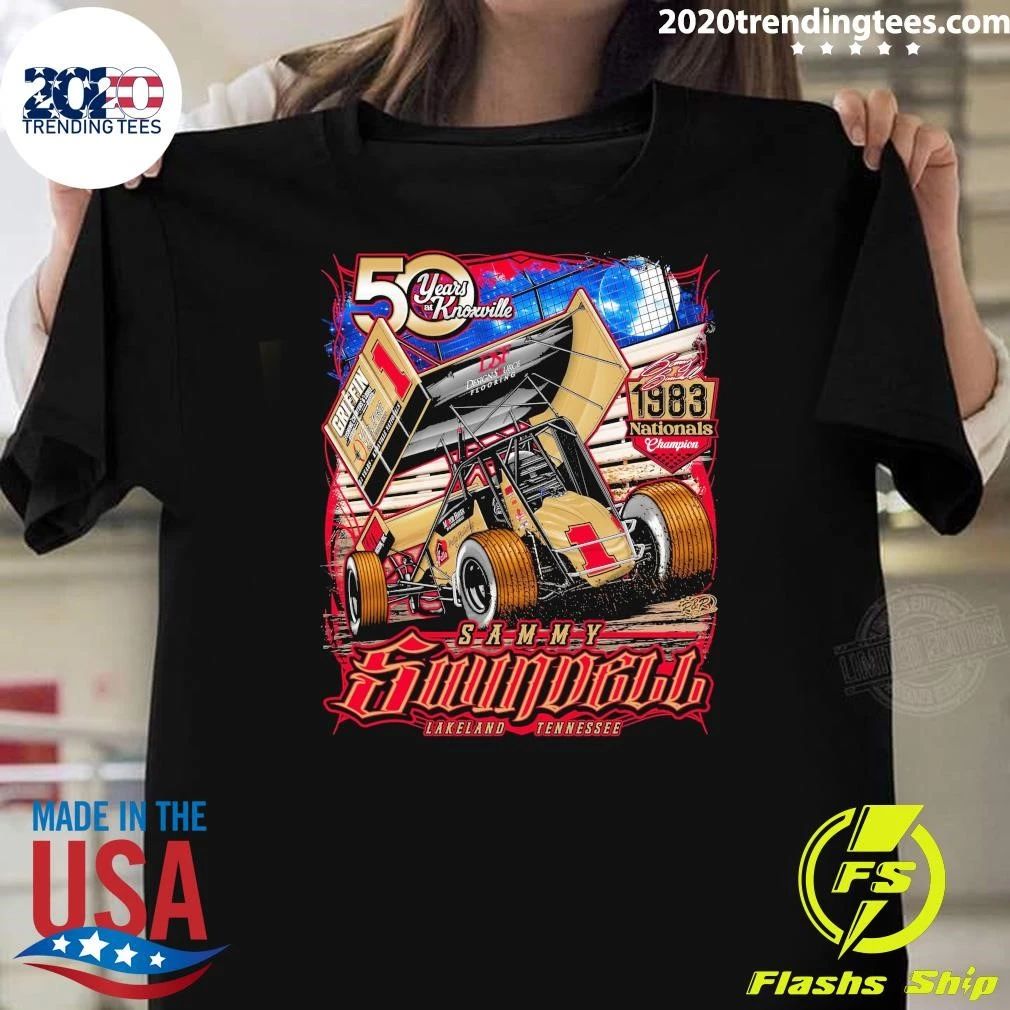 50 Years at Knoxville Sprint Car Sammy Swindell in Knoxville Knoxville Nationals of 1983 Native Shirt