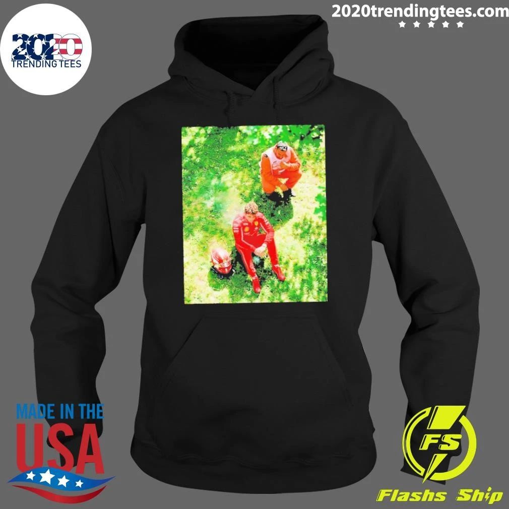 Monza Gp Charles Leclerc Crash Photo Shirt