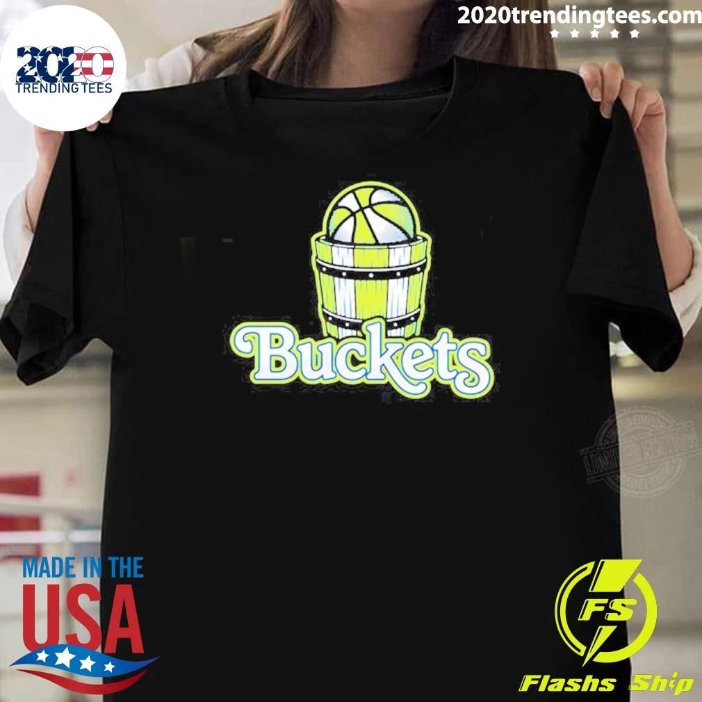 Buckets Basketball Hoops Sports Bucket Shirt