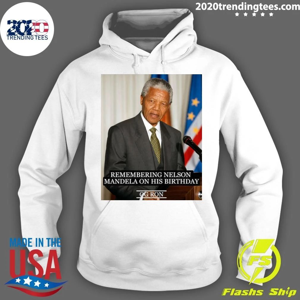 Remembering Nelson Mandela On His Birthday Shirt