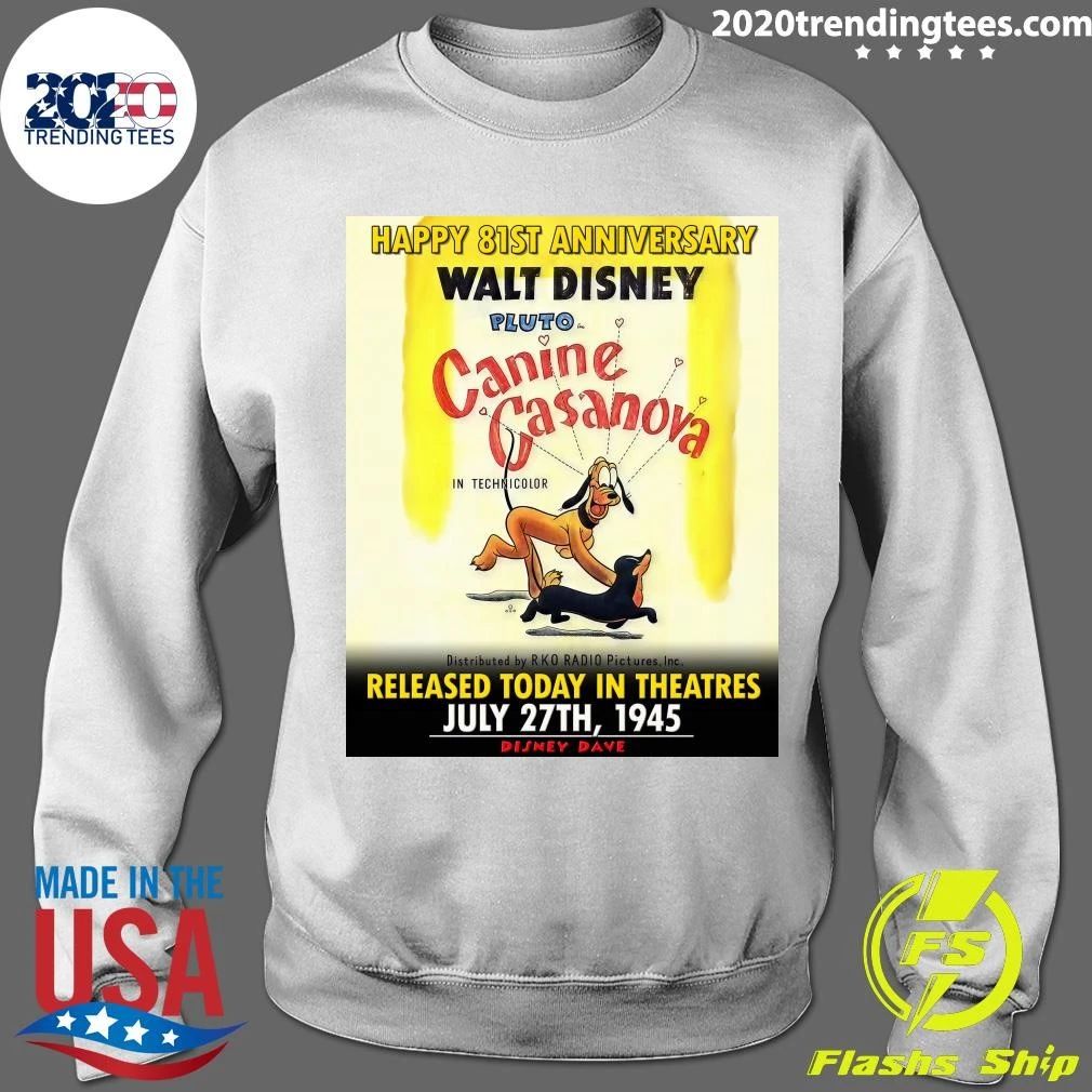 Happy 81st Anniversary to Canine Casanova Shirt