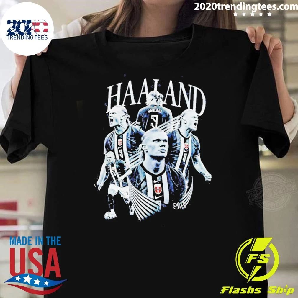 Erling Haaland Norway Soccer World Cup 2026 Graphic Vintage Shirt