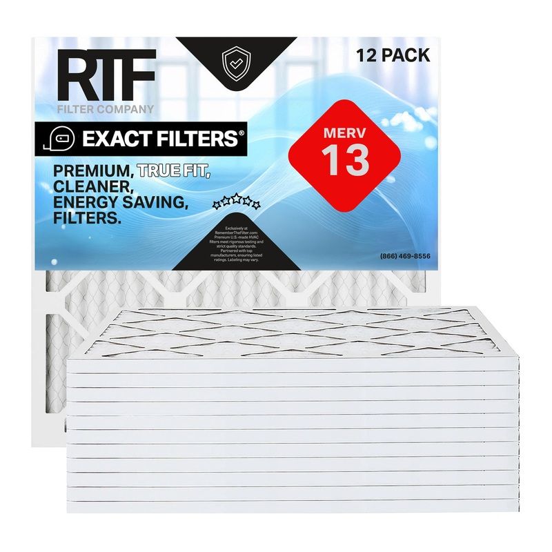 39-3/4×17-1/8×1 Exact Filters Pleated MERV 13 (12 pack)
