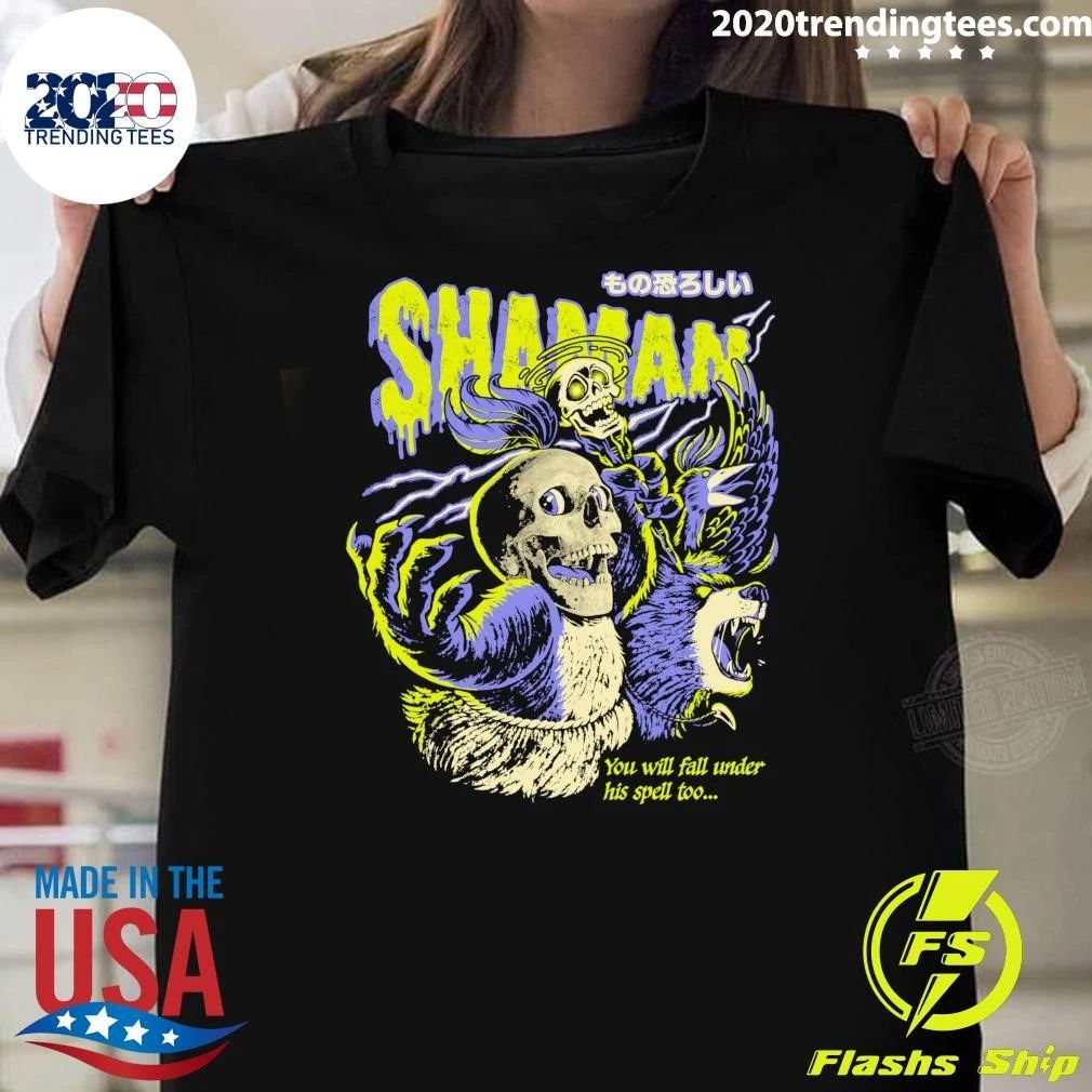Halloween Spooky Shaman You Will Fall Under His Spell Too Shirt