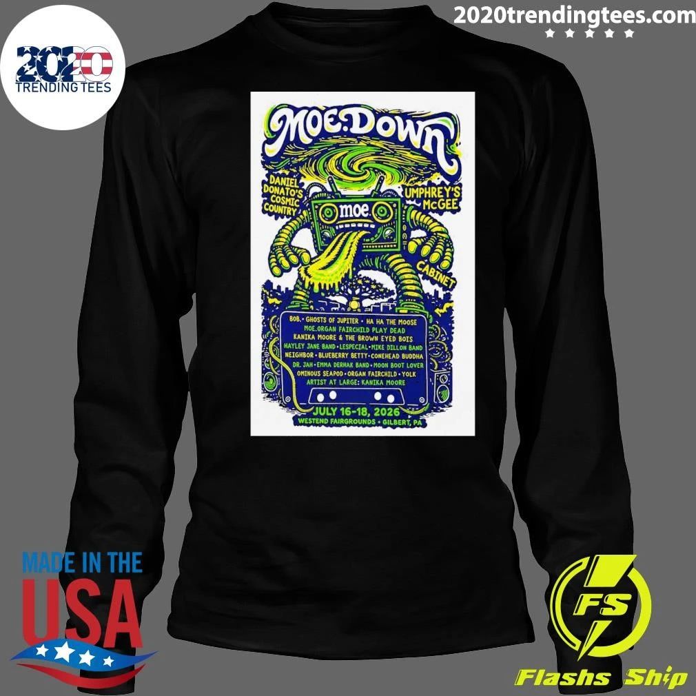 Moe. Pelham Tn 2026 Shirt