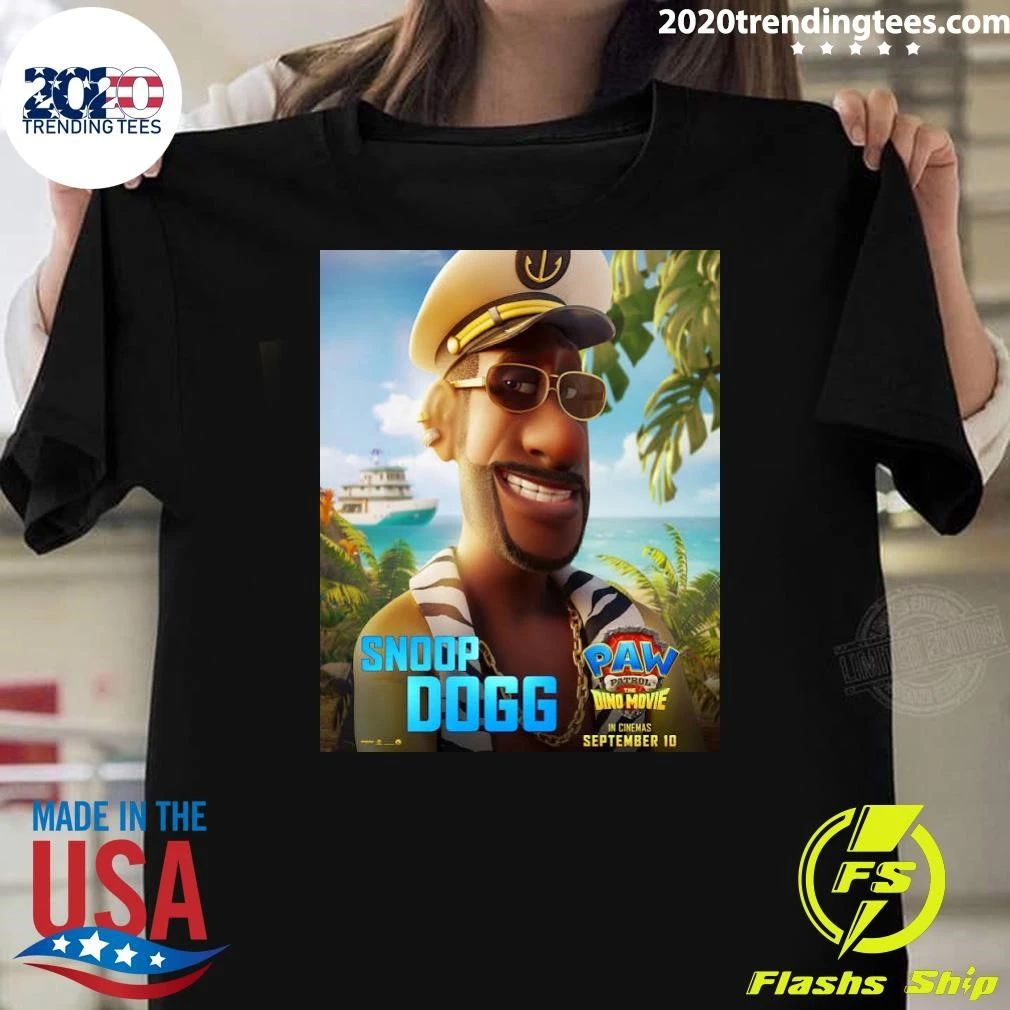 Snoop Dogg Paw Patrol The Dino Movie Poster 2026 Animated Film Shirt