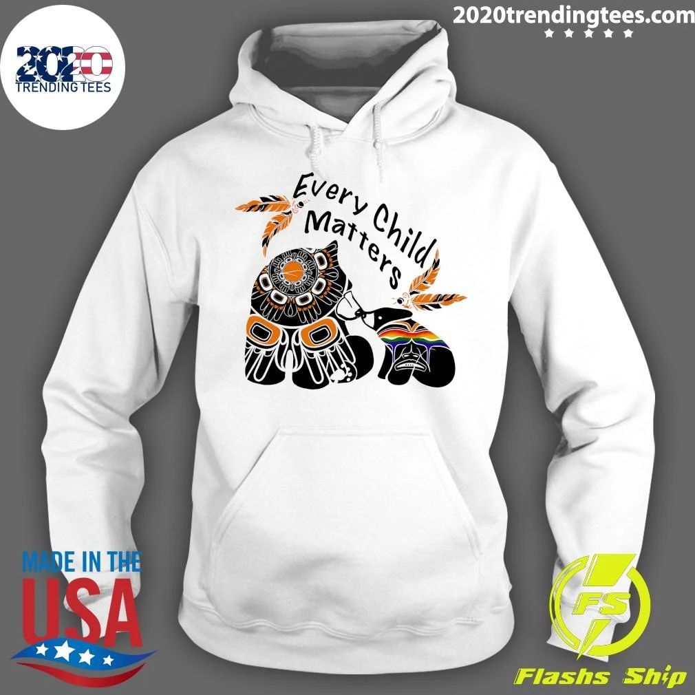 Mama Bear and Cub Every Child Matters Shirt