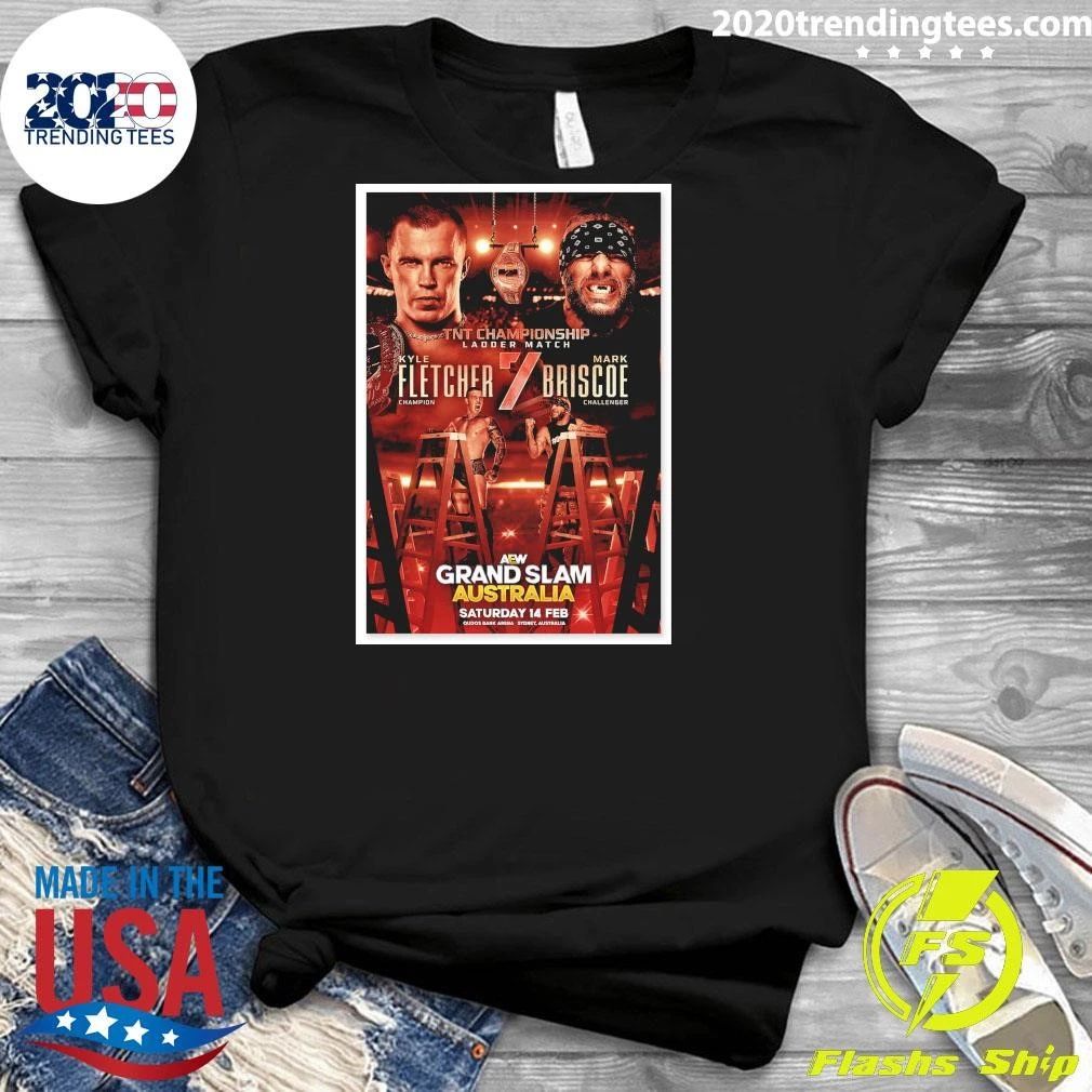 AEW Grand Slam Australia 2026 Kyle Fletcher vs Mark Briscoe Shirt