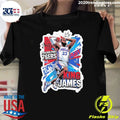 King James Philadelphia Basketball Fans Tee Shirt