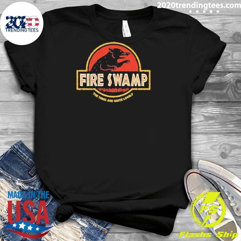 Jurassic Swamp Fire Swam The Trees Are Quite Lovely Shirt