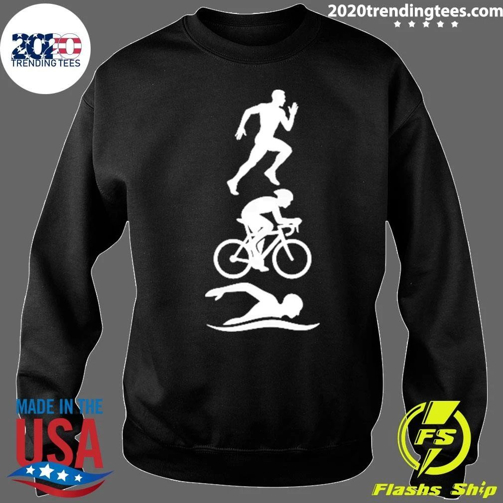 Triathlete Swim Bike Run Tee Shirt