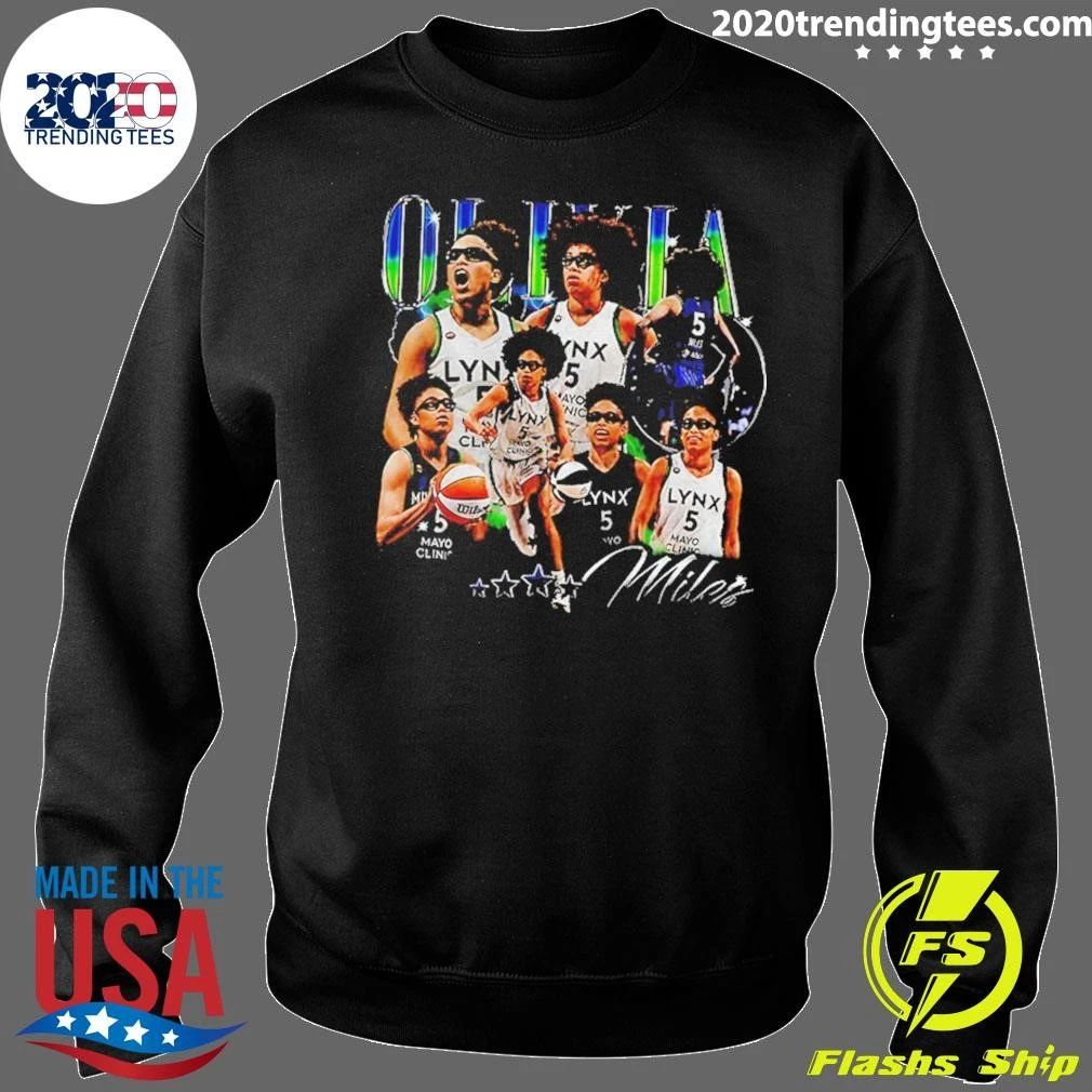 Olivia Miles Minnesota Lynx Basketball Team Wnba Graphic Vintage Shirt