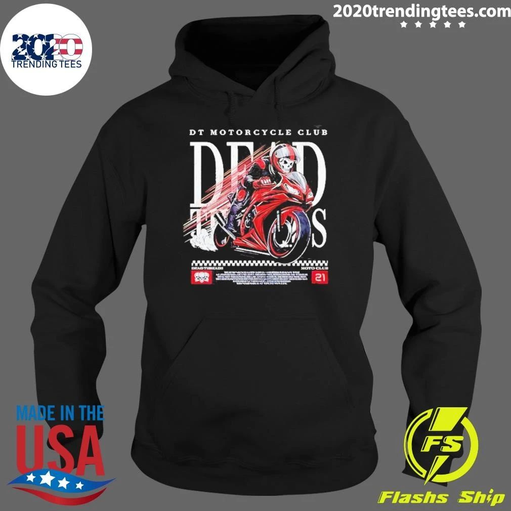 Skeleton Dt Motorcycle Club Dead Threads Moto Club Shirt