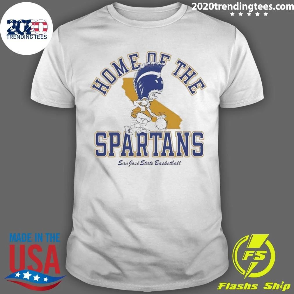Sjsu Basketball Home Of The Spartans Shirt