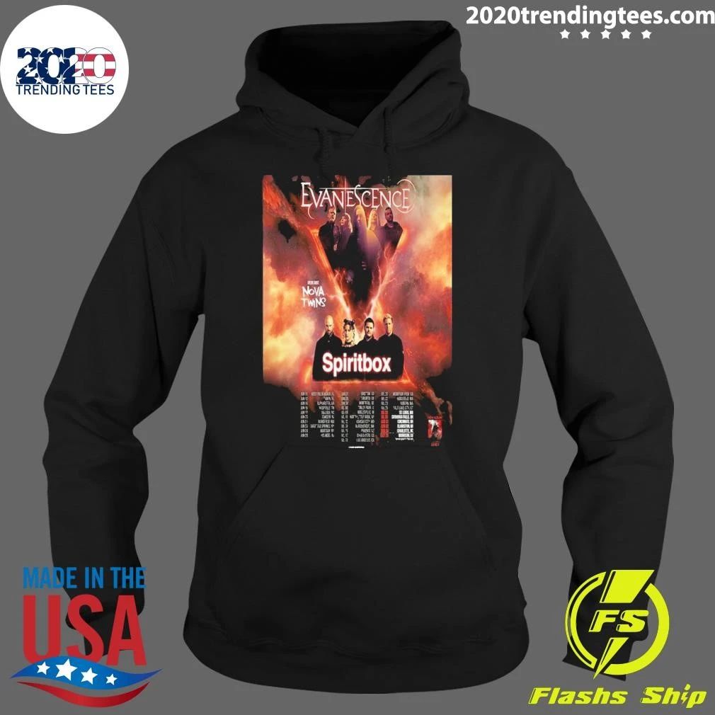 Evanescence The Us Tour 2026 Poster Shirt