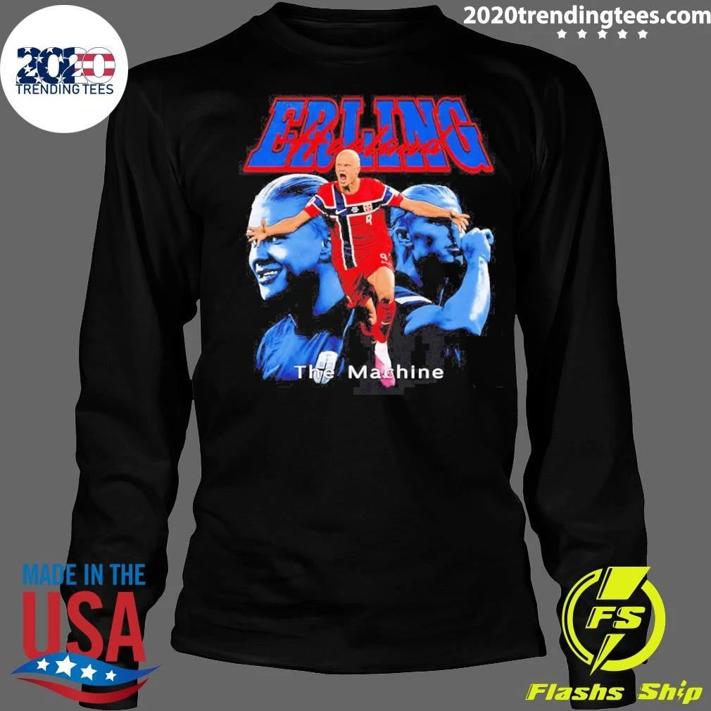 Erling Haaland The Machine Norway Football Graphic Shirt