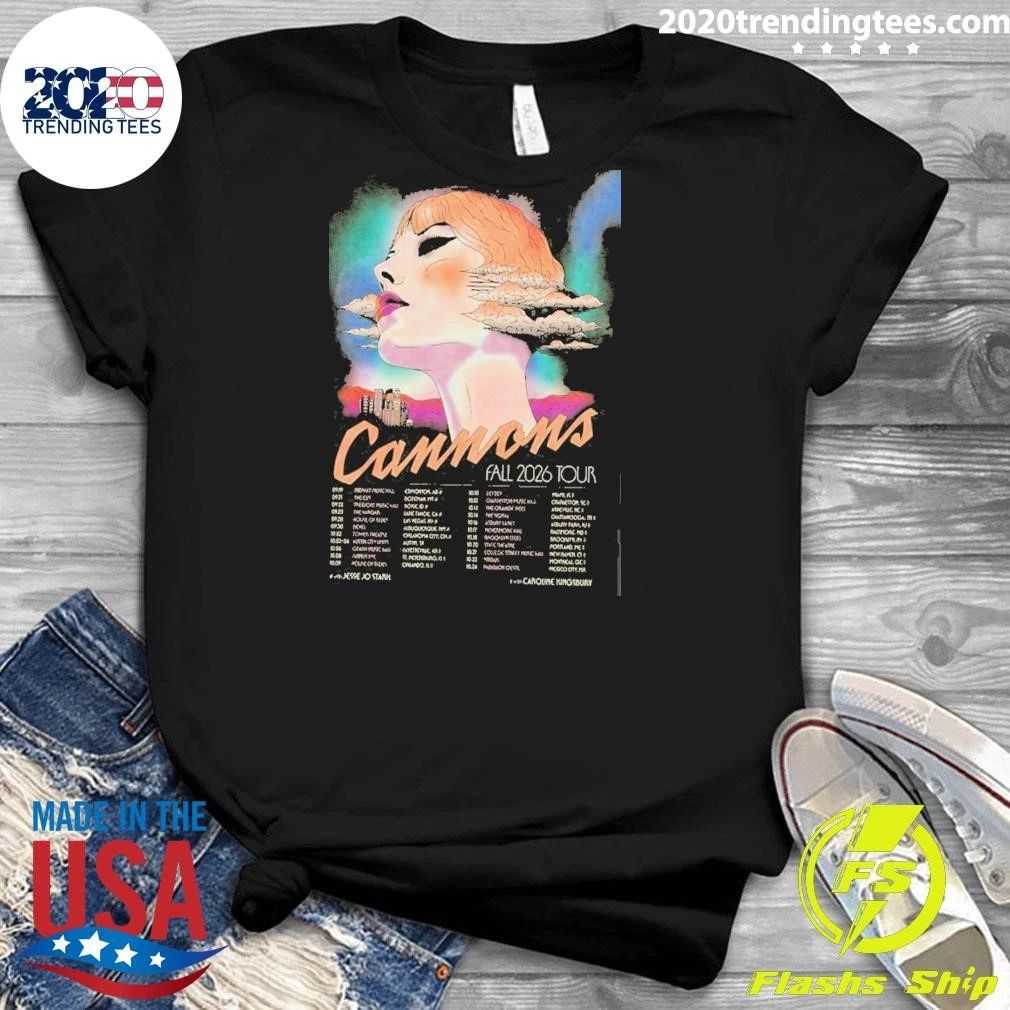 Cannons The Band Fall Tour 2026 Shirt