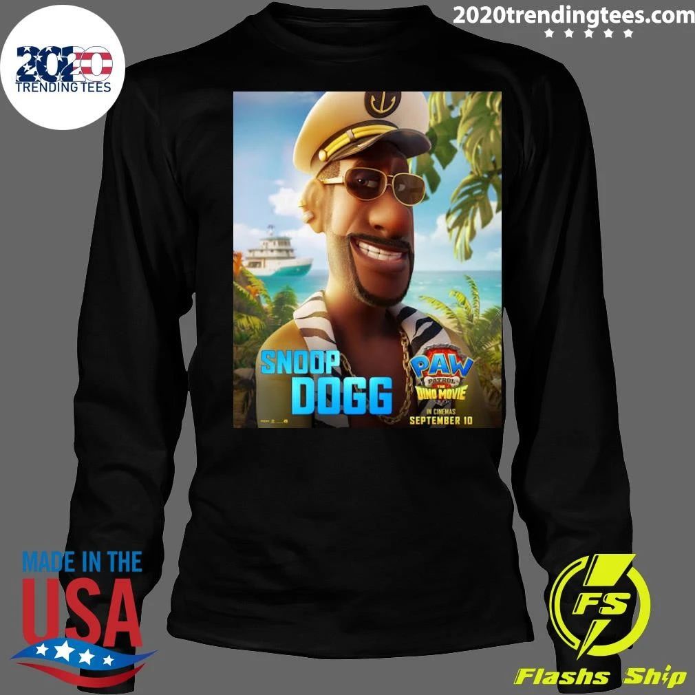 Snoop Dogg Paw Patrol The Dino Movie Poster 2026 Animated Film Shirt