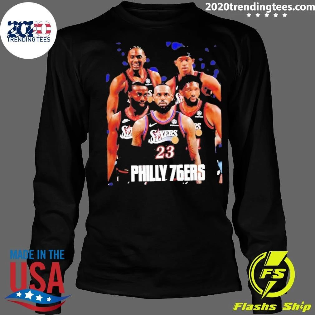 Philadelphia 76ers Big Five Graphic Shirt