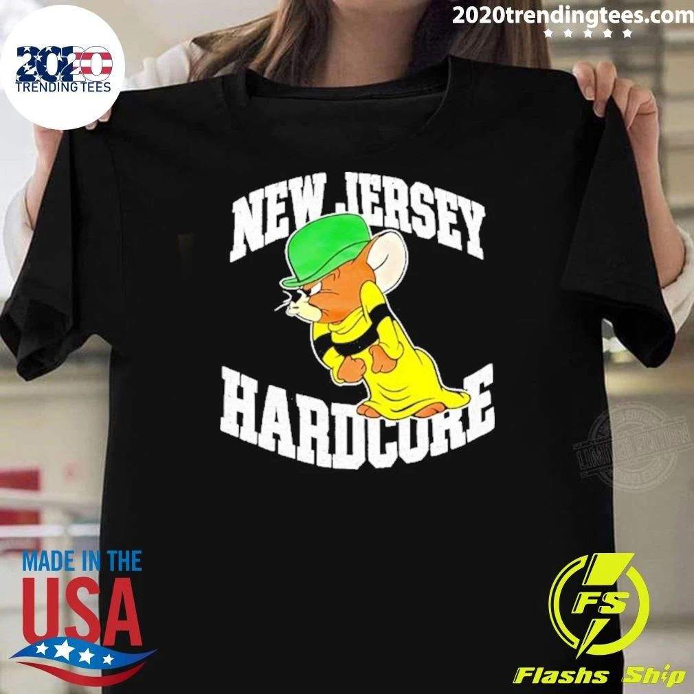 New Jersey Hardcore Jerry Mouse Cartoon Shirt