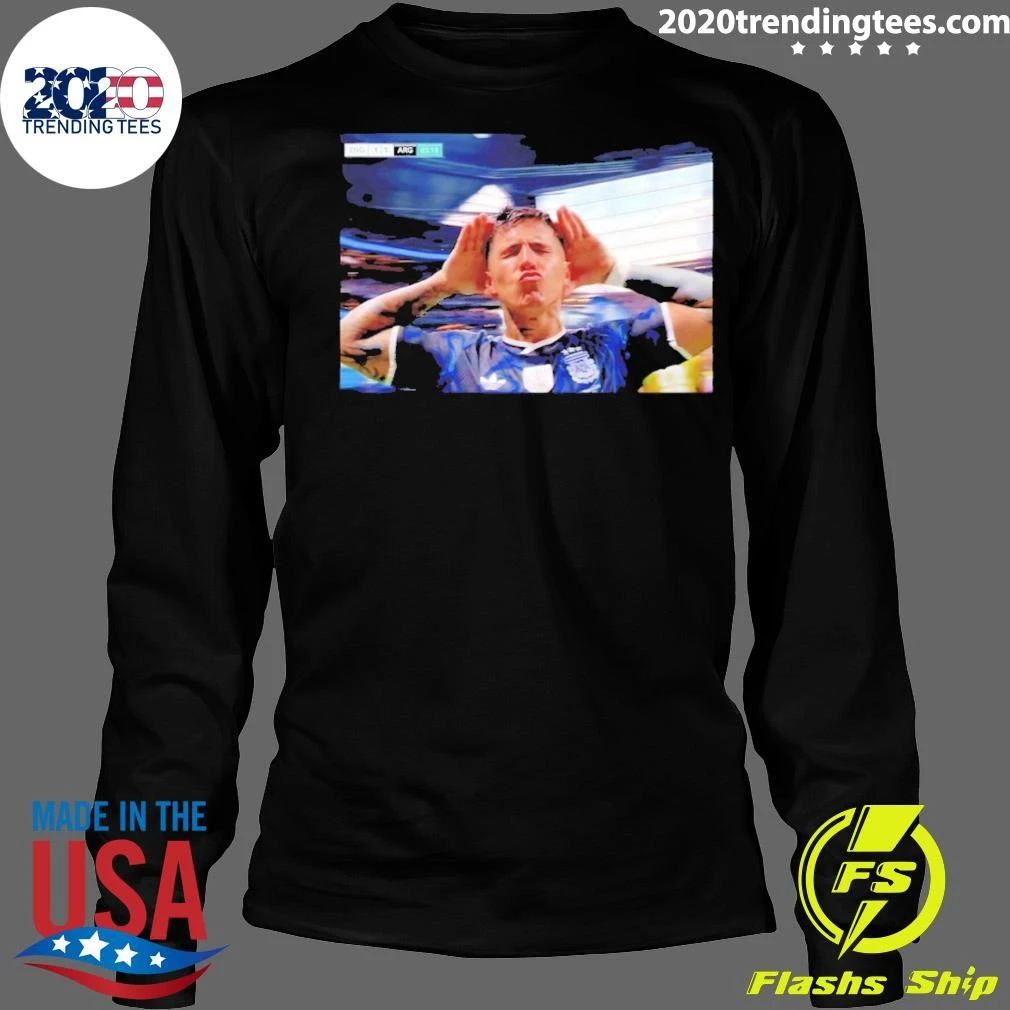 Enzo Fernández Argentina Soccer World Cup 2026 England 1 1 Argentina shirt