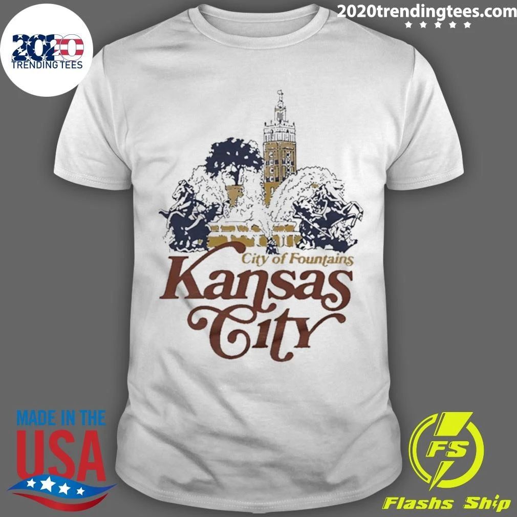 Kansas City City Of Fountains Missouri Shirt