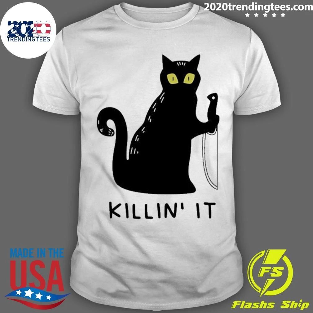 Cat Halloween Killin’ It Shirt