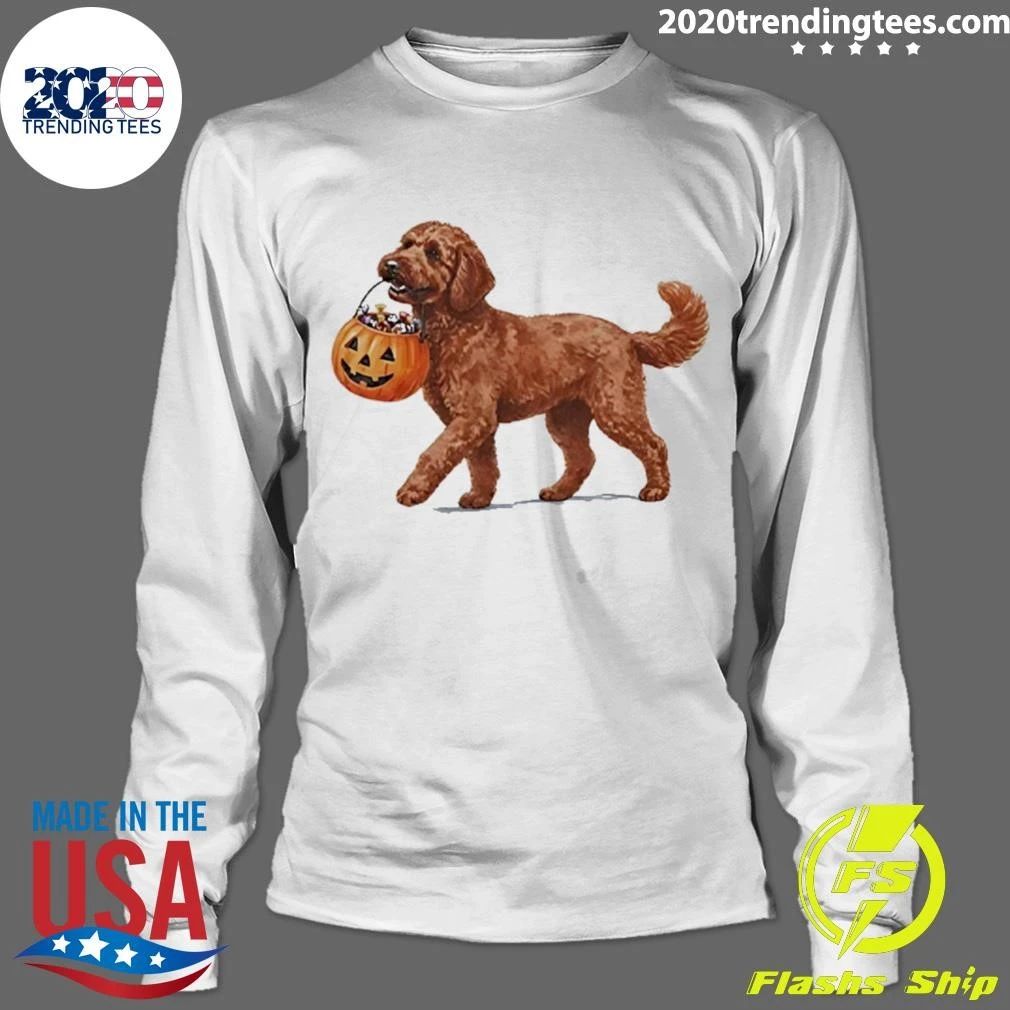 Goldendoodle Halloween Spooky Dog 2026 Shirt
