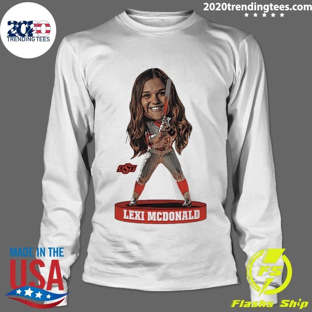 Lexi Mcdonald Oklahoma State Softball Player Caricature Shirt