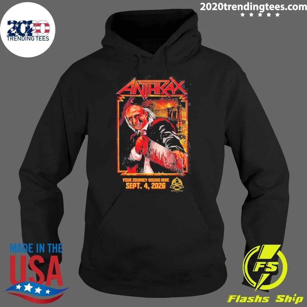 Anthrax New York City 2026 Event Tee Live At Saint Vitus On September 4 2026 Shirt